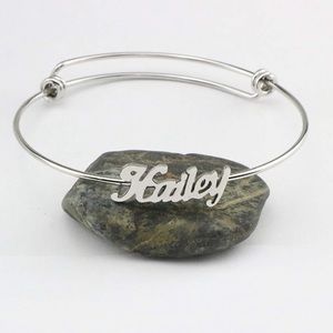 ✨HAILEY ADJUSTABLE NAME BRACELET  *NWT*✨